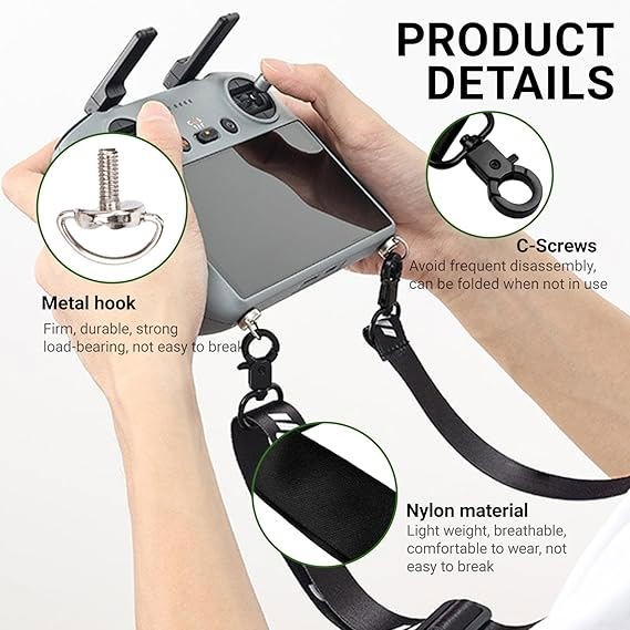Drone Controller Neck Strap Lanyard for DJI RC Series Mini 4 Pro/Mini 3 Pro/Air3