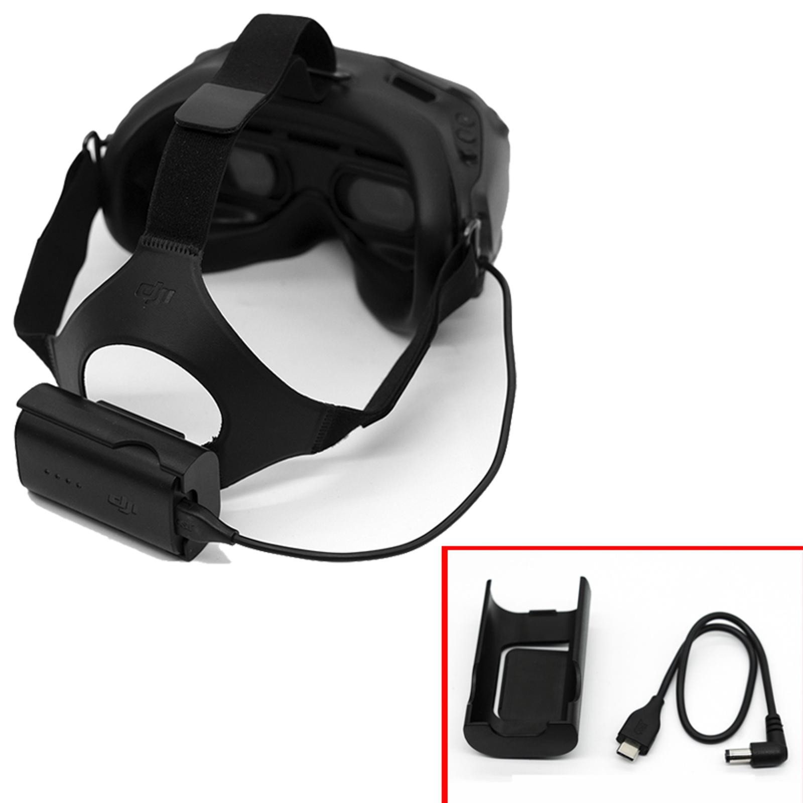 Power Charging Cable Line With Battery Case For DJI FPV Combo Goggles V2 Glasses