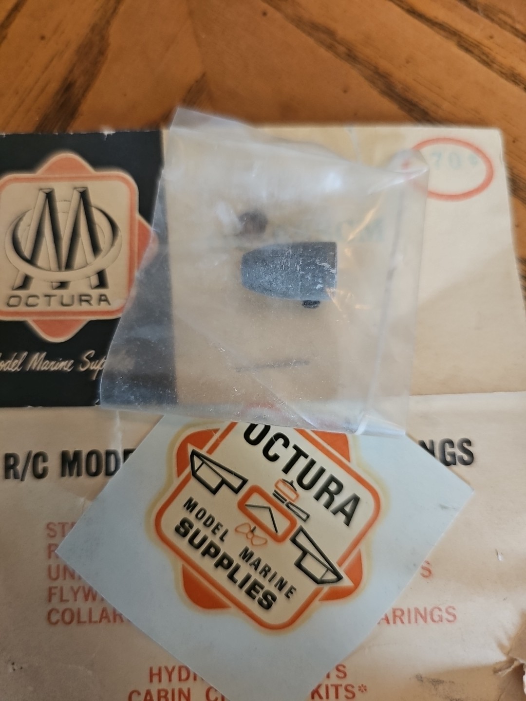 Octura Prop Tail Nut OC-6SSCM Vintage R/C Boat NIP