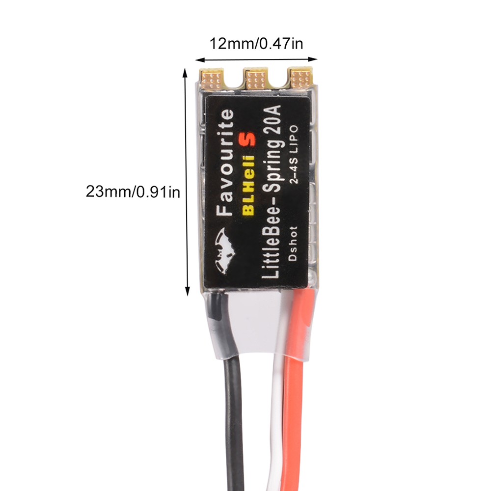 LittleBee 20A 30A ESC BLHeli_S 2-6S Brushless for RC FPV Drone Mulitshot DSHOT