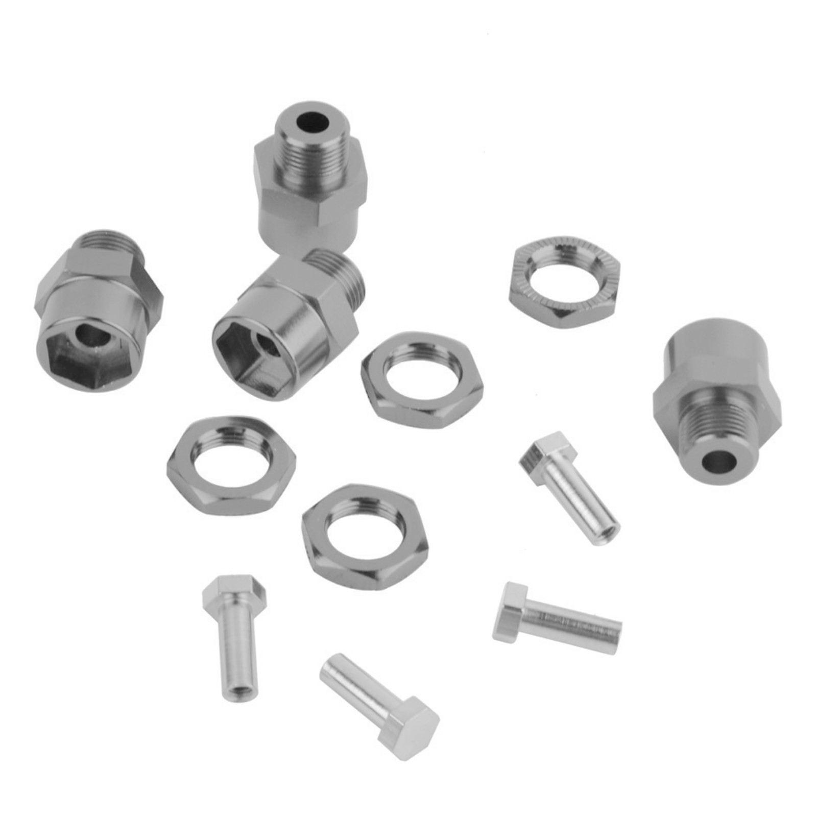 12pcs/Set Alloy Wheel Hex Hub Adapter Conversion Extension For 1/8/10 RC Car i
