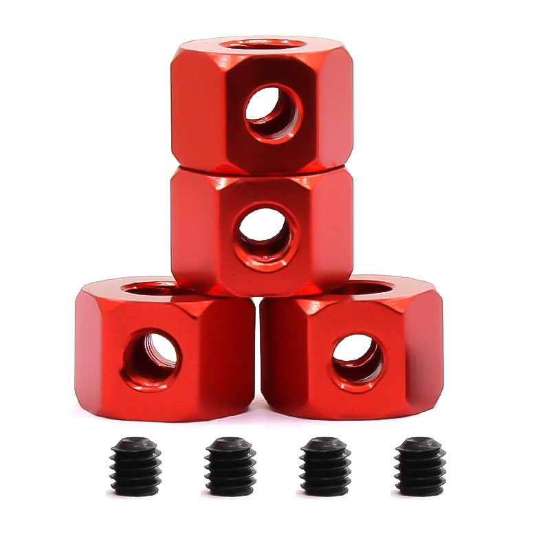 4Pcs 5mm Wheel To 12mm Combiner Wheel Hub Hex Adapter For WPL D12 C14 B14 MN D90