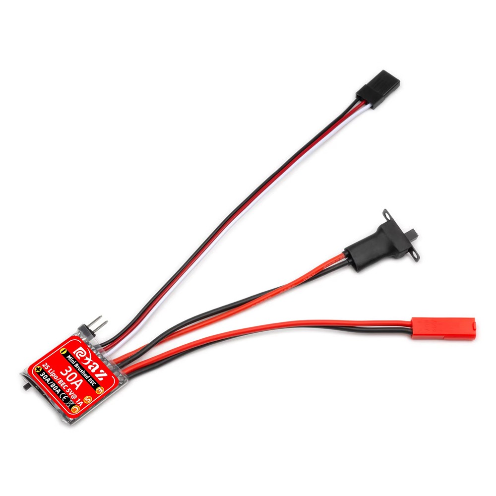 9IMOD RC Brushed ESC 30A MINI Speed Controller for 1/18 1/24 1/32 RC Car/RC Boat