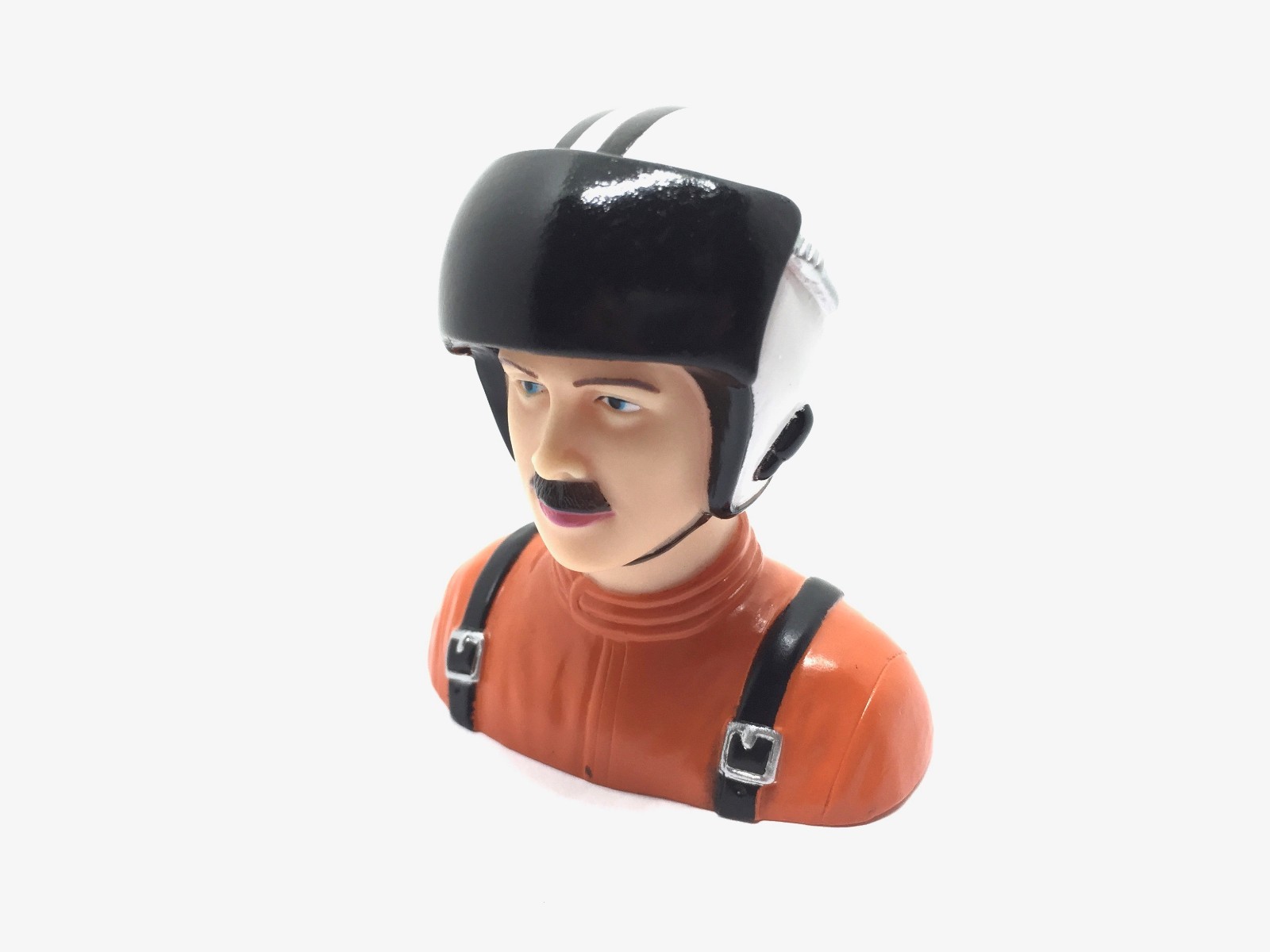 1PC 1/6 Civil Pilot Model Figure Orange RC Airplane 2 3/4″x2.5″x1 5/6″ (US SHIP)