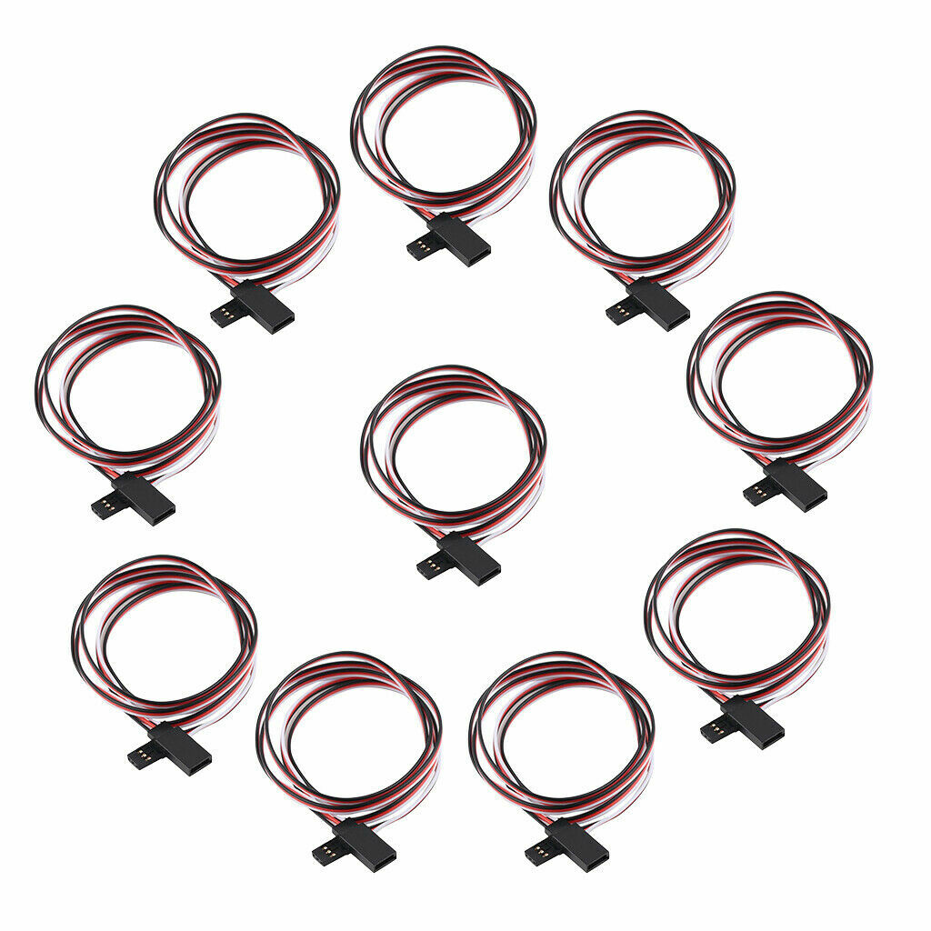 X5 RC Servo Extension Cord Cable Wire 3 PIN MALE FE 40″ Plane Helicopter Boat