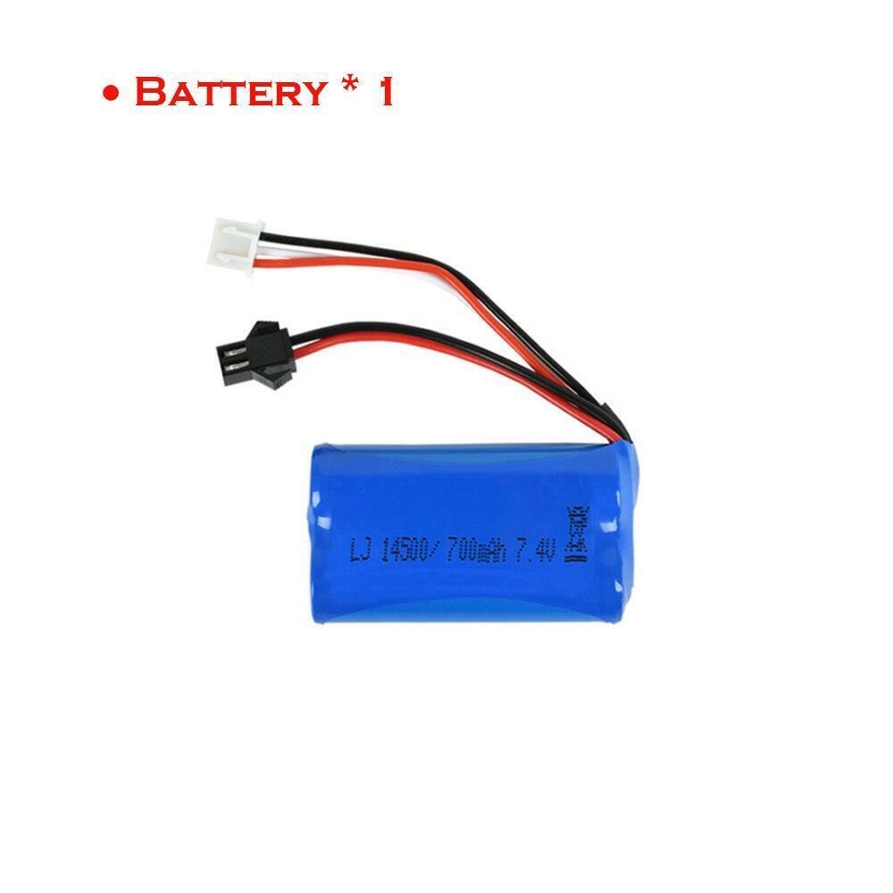 7.4v 10C 700mAh Battery 14500 Charger For MN45 WPL D12 RC Car Boat Gun Part Toys