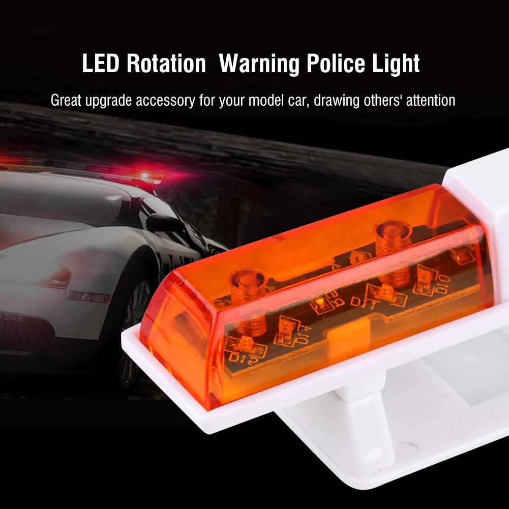 Colorful LED Flashing Light Bar Simulation Automotive Lights RC Alarm Lights