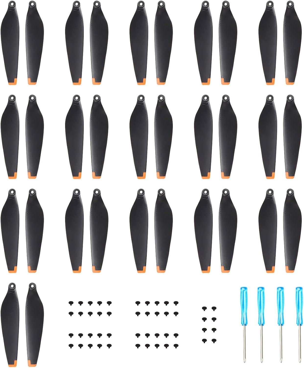 32Pcs Mini 4 Pro/Mini 3 Pro Propellers Quick Replacement Spare Part Low Noise Bl