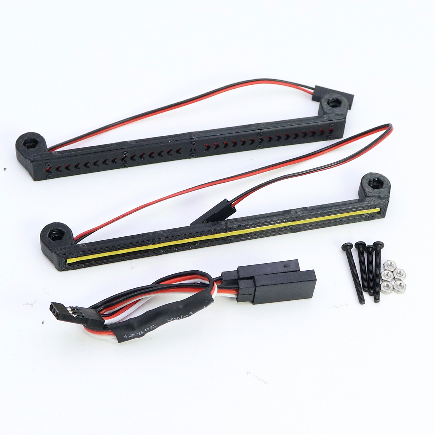 For Vanquish 1/10 H10 Optic RC Front & Rear Roof Lights Lamp Car Upgraded Parts