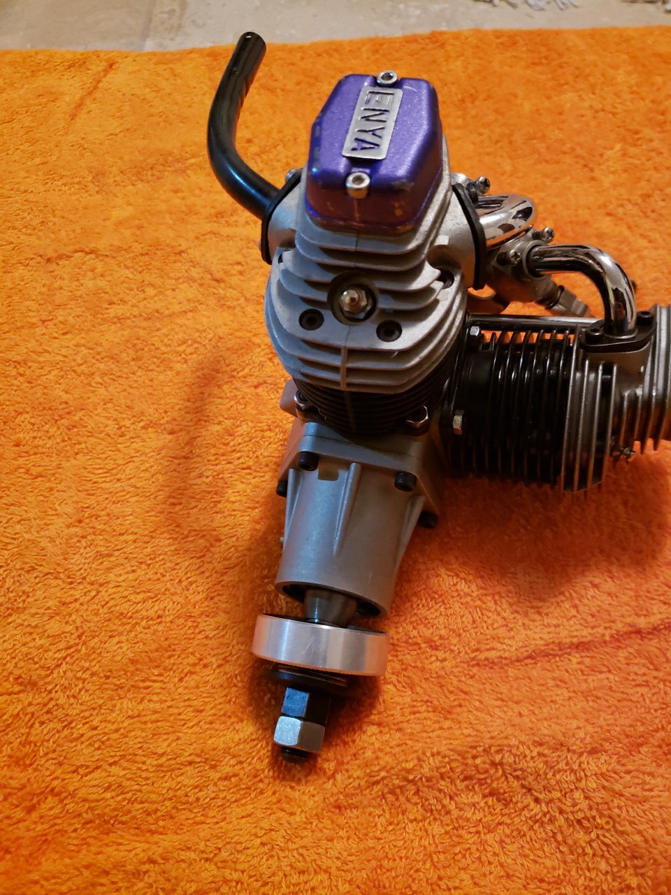 ENYA Engine – ENYA VT 240 – V TWIN 4C Motor VT240 – Nice – Purple Cap – KIK25