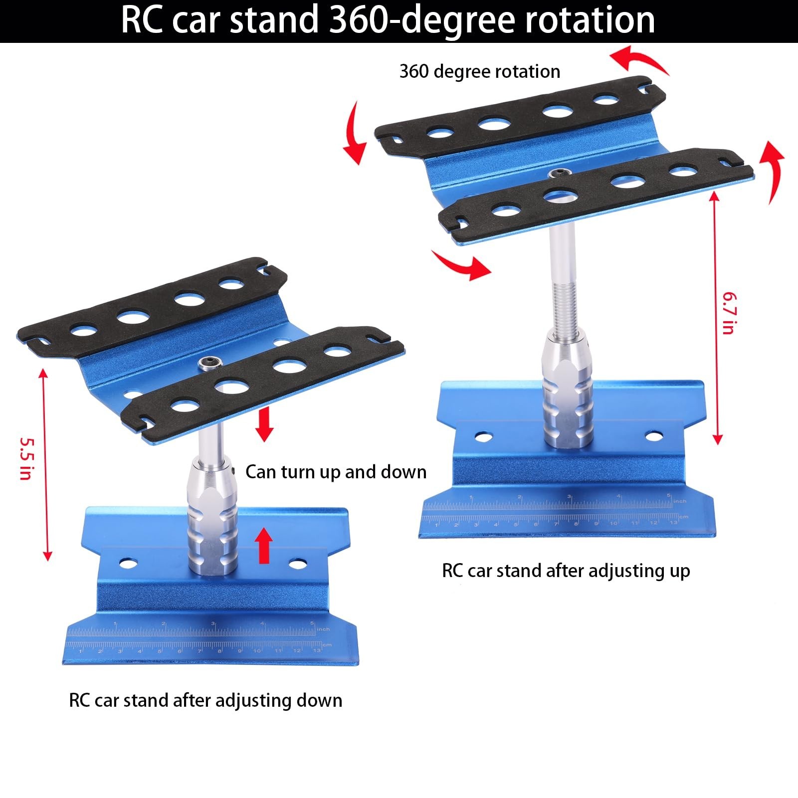 RC Car Repair Work Stand, 1100pcs RC Screw Kit and Vehicle Scale Accessories …