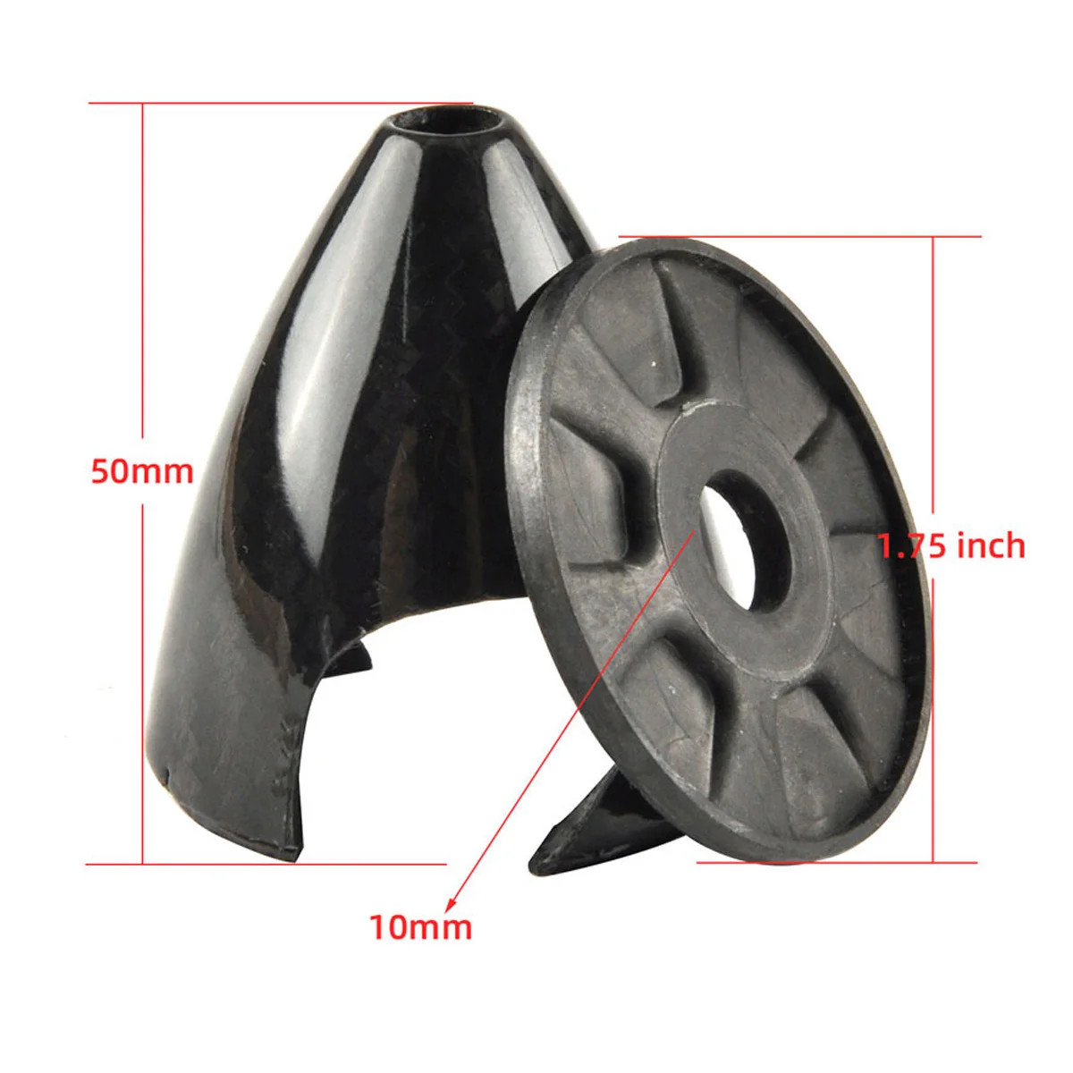 XAERO Carbon Fiber Spinner Cone 1.75-7″ for RC Airplane