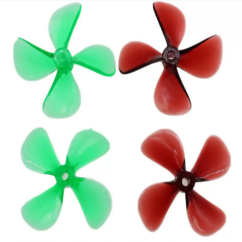 60mm 4-B-lade PC Propeller 4mm Shaft CW CCW for RC Fishing Boat Model RC Parts