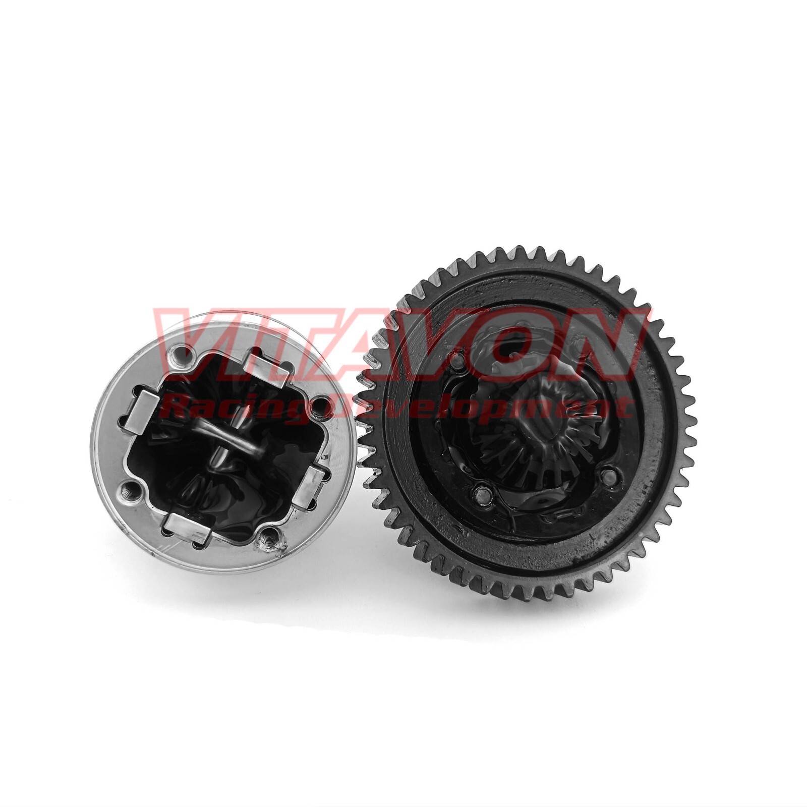 VITAVON Center Full Diff Case Set 50T Spur Gear For Traxxas Sledge