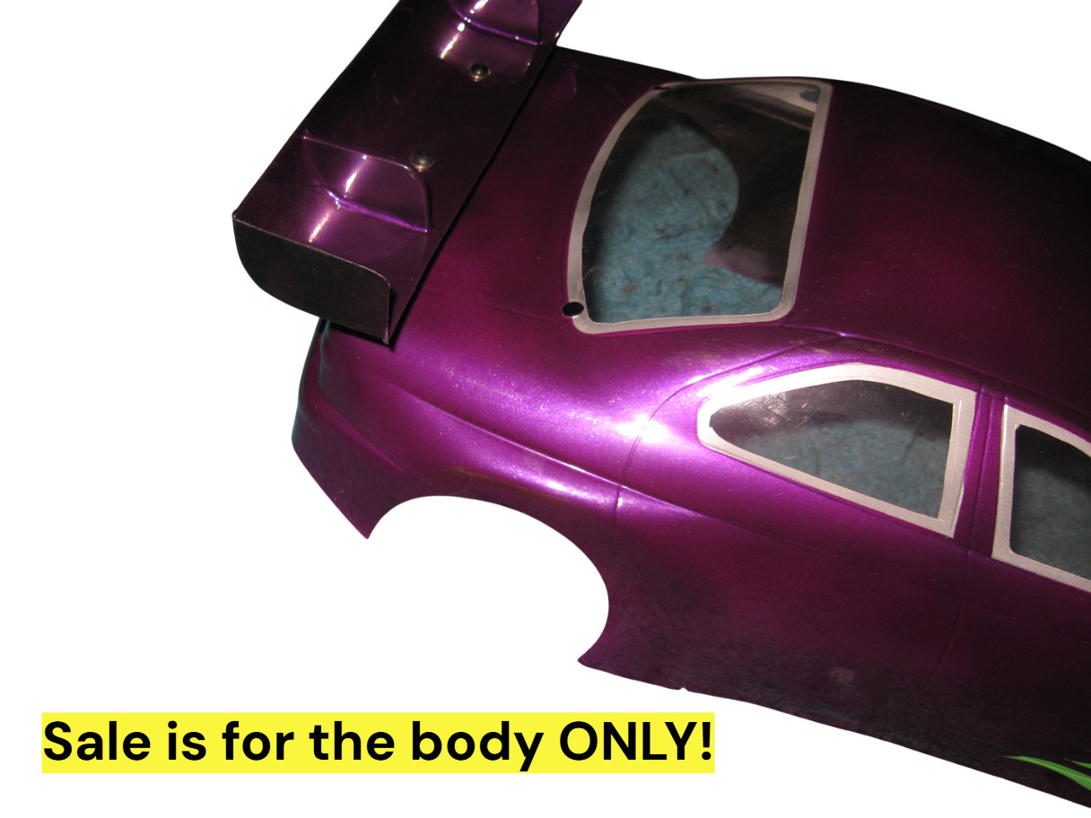 RC Losi Alpha 156 GTA Touring Car Sedan Body Plastic Painted (1) 8053 Used