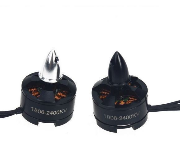 1 Pair MT1806 2400KV CW CCW Brushless Motor for QAV250 FPV KK 260 RC Quadcopter