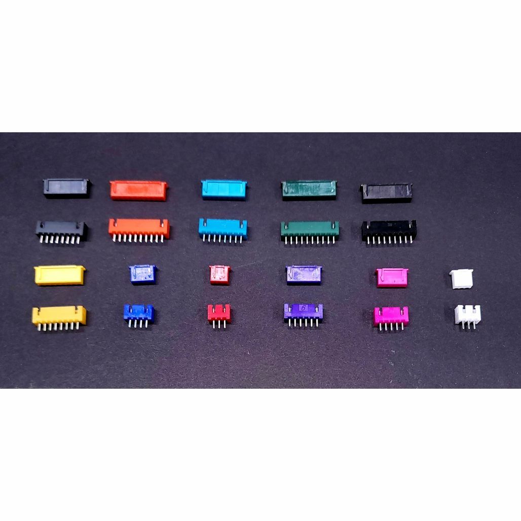 Colored JST-Xh housings 11 colors, 2s,3s,4s,5s,6s,7s,8s,9s,10s 3pin-11pin