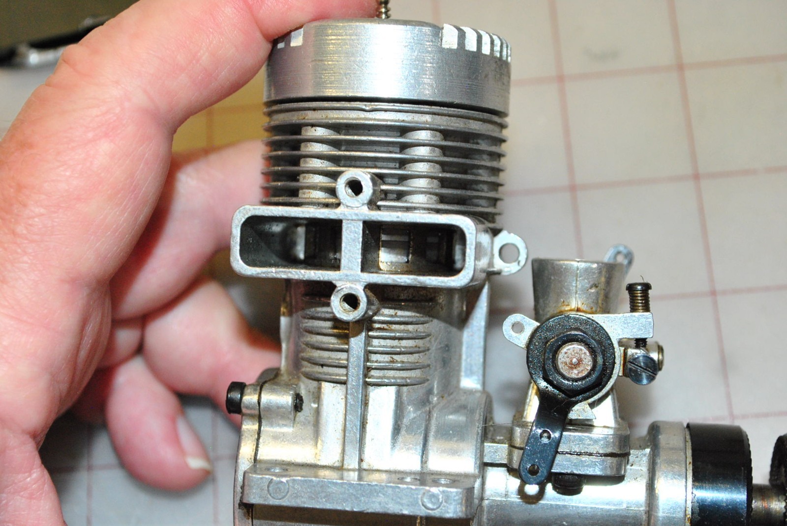 FOX Engine – Duke Fox’s Eagle 60 RC Motor, Muffler. Nice!