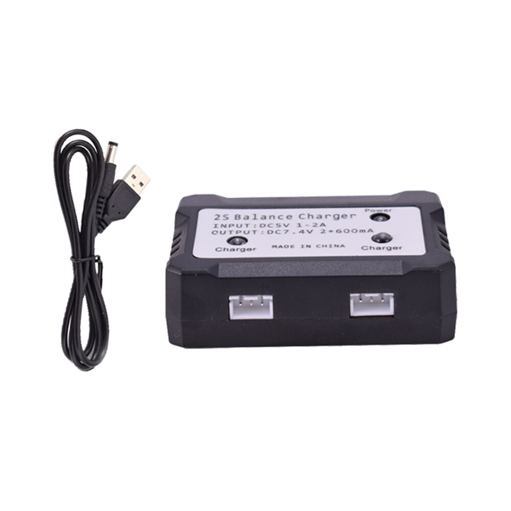 7.4V 2000mAh Li-ion Battery SM plug T Plug Balance Charger for RC Car Boat Plane