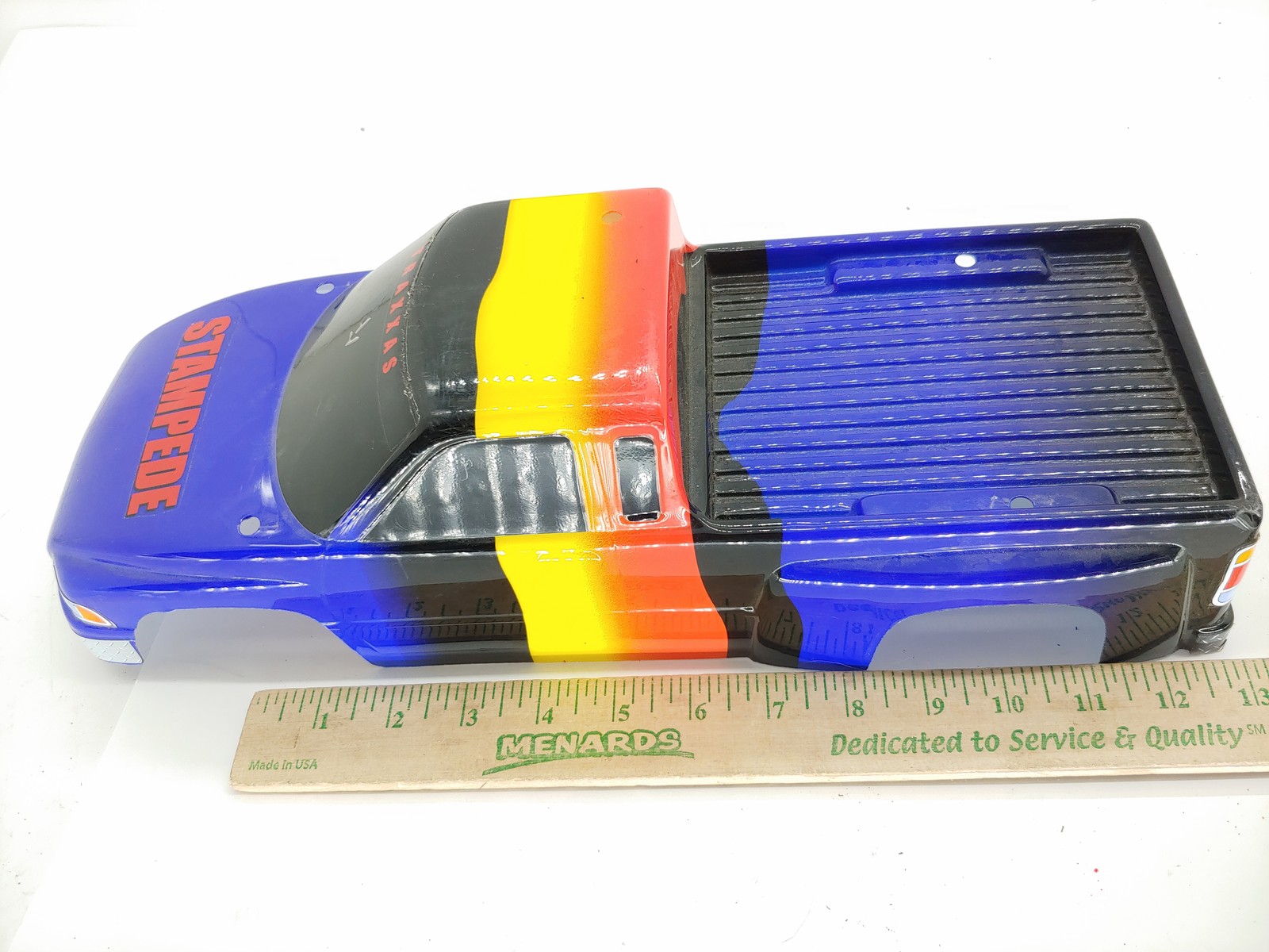 Rare Original Traxxas Stampede XL1 1/10 Monster Truck Body Used Good Purple Yell