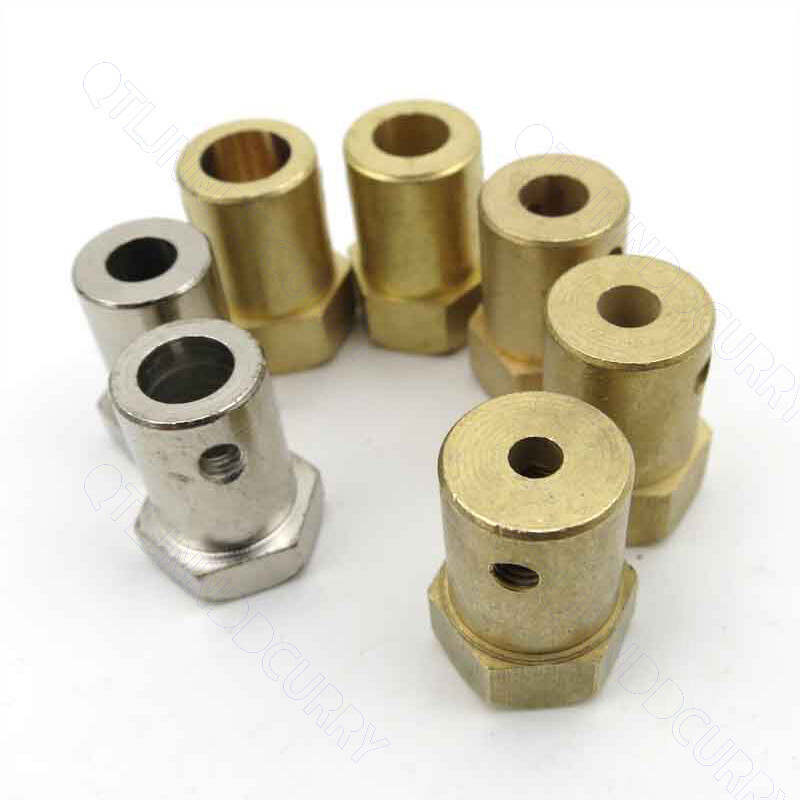 2mm-8mm 45# Steel/Brass Hex Motor Shaft Coupling Joint Coupler For RC Model DIY