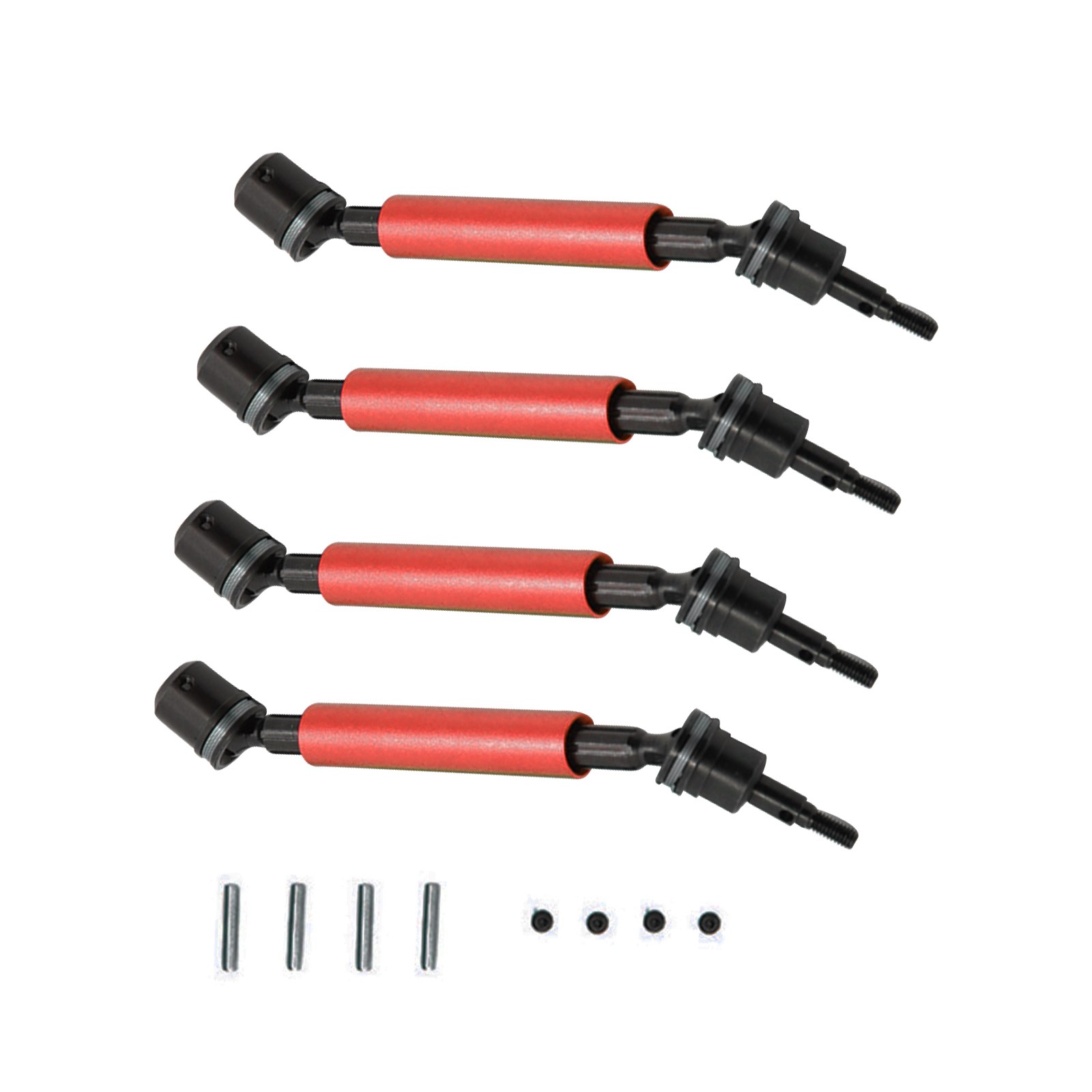 4Pcs Drive Shaft CVD Parts for Arrma Senton Typhon Granite 4X4 1/10 RC Car d