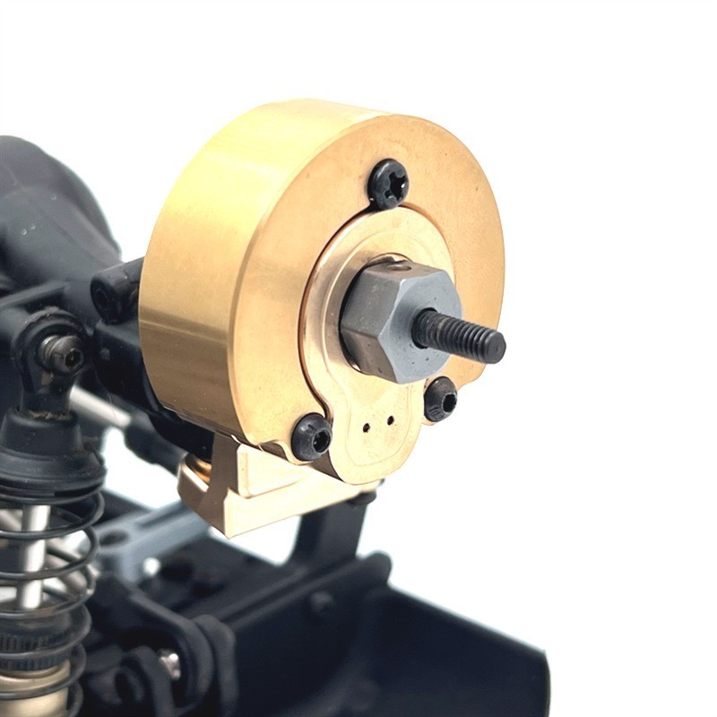 Metal Upgrade parts full armor set Brass Front C-Hubs For YK 1/10 YK4106 YK4107