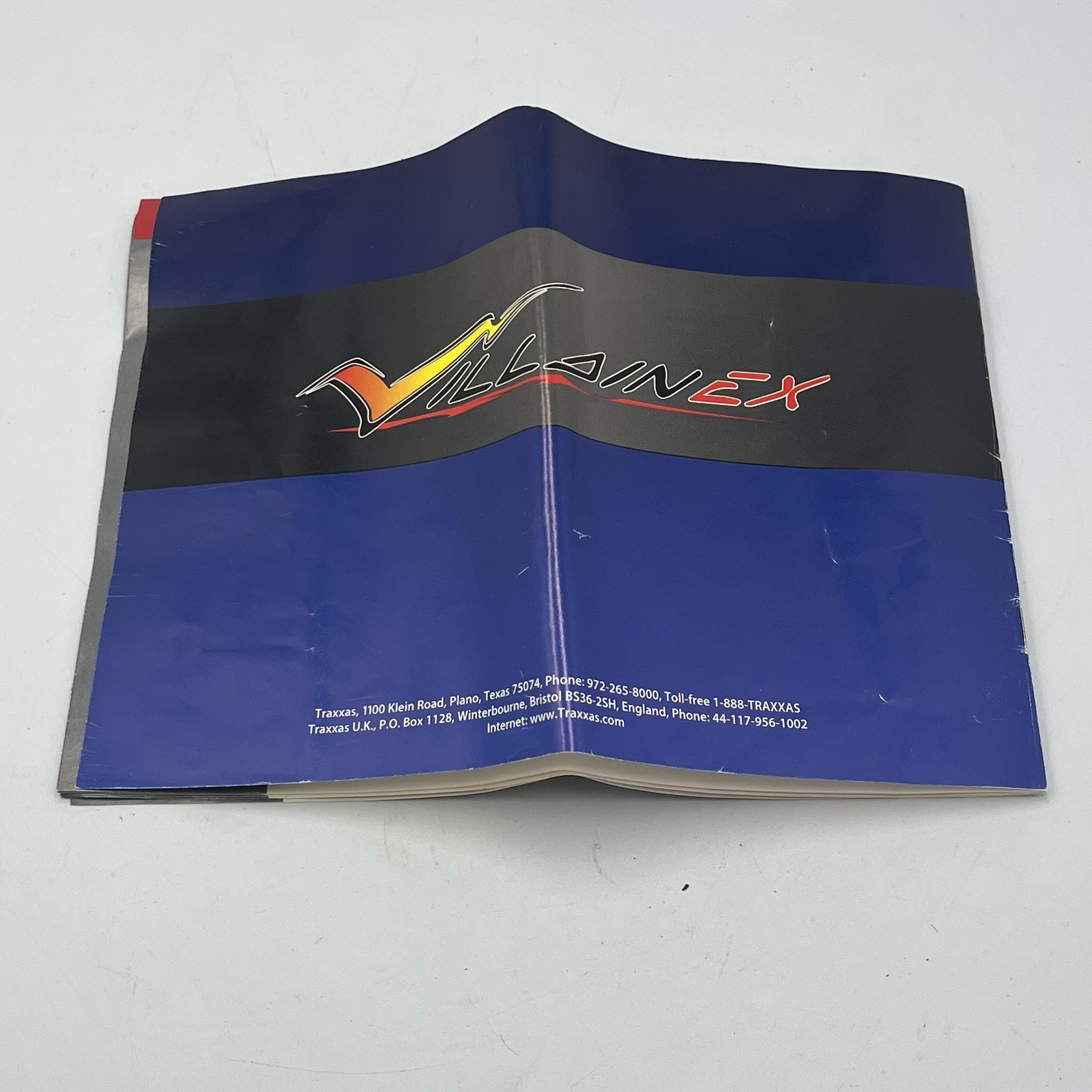 Traxxas Villain EX 1502 Owners Manual Plus Paper Work