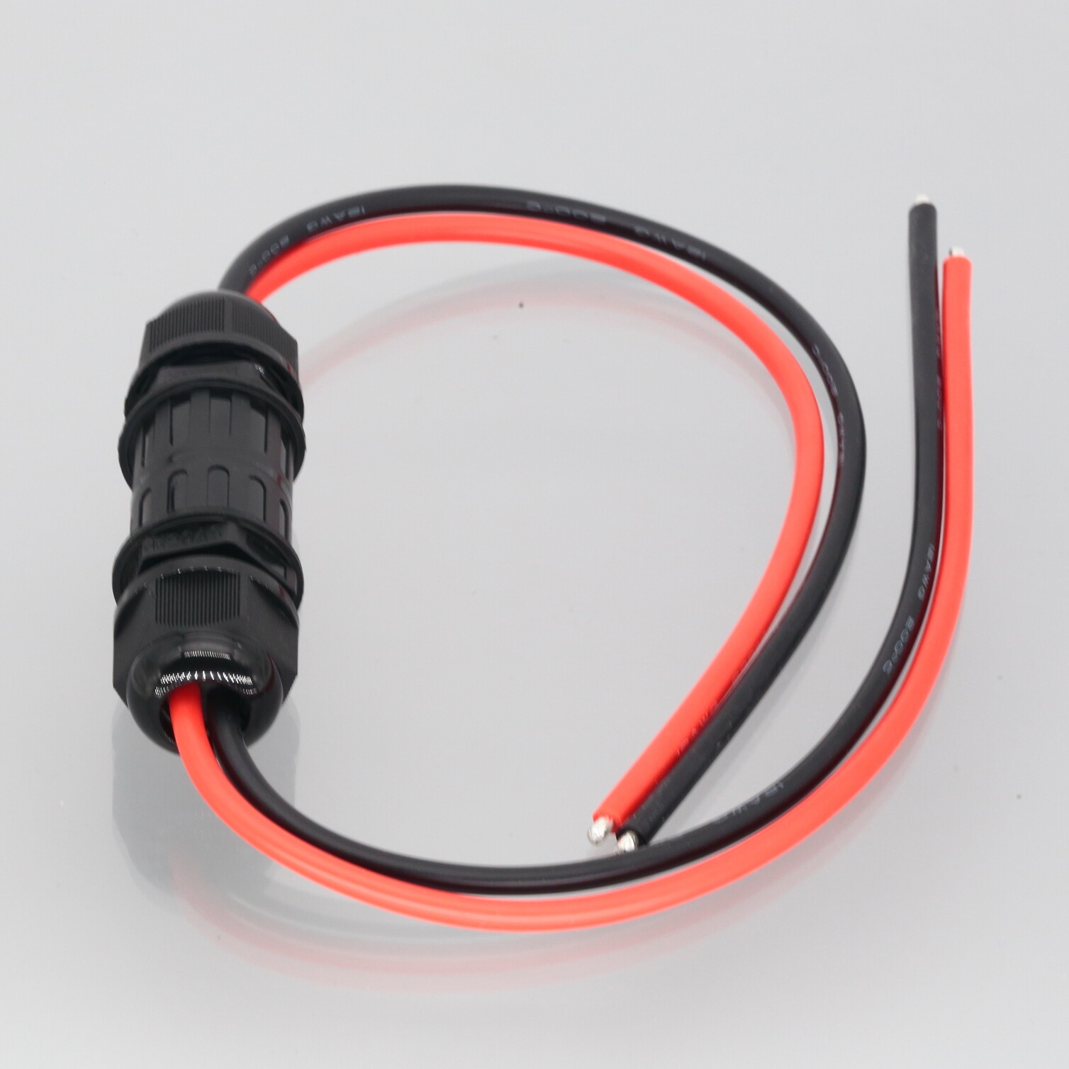 DIY EC3 Male to Female M25 Threaded IP68 Waterproof Connector 12awg 1+1FT Wire