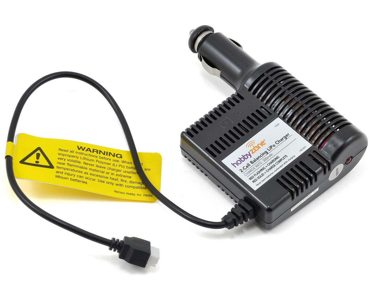 HOBBYZONE HBZ4847 12VDC 2CELL LIPO CHARGER 300MAH MINI F11