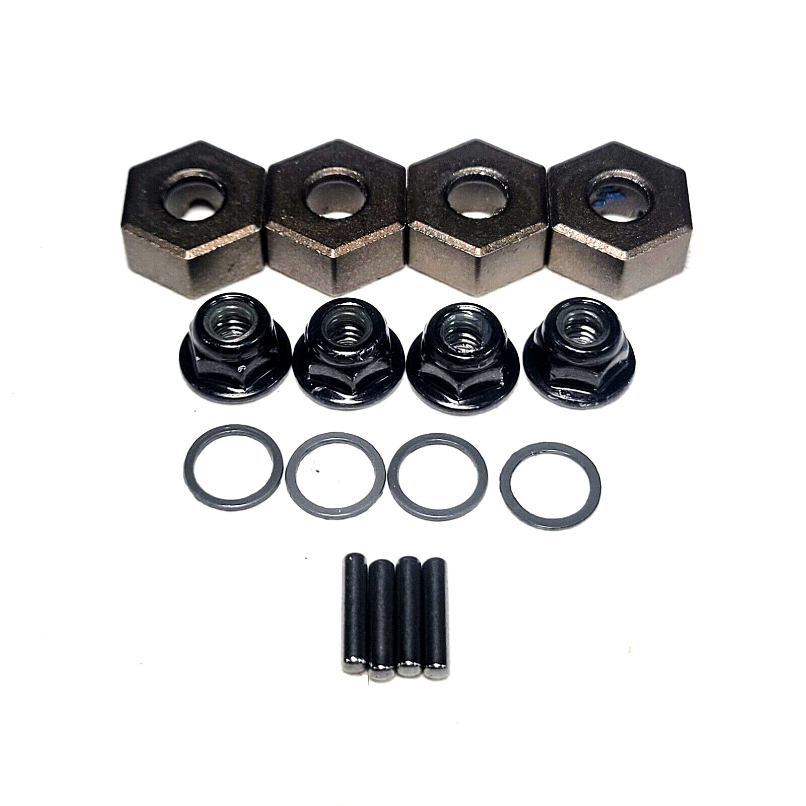 Fits Traxxas Rustler 4×4 Extreme Heavy Duty 12mm Wheel Hexes Hoss Slash 9069 (4)
