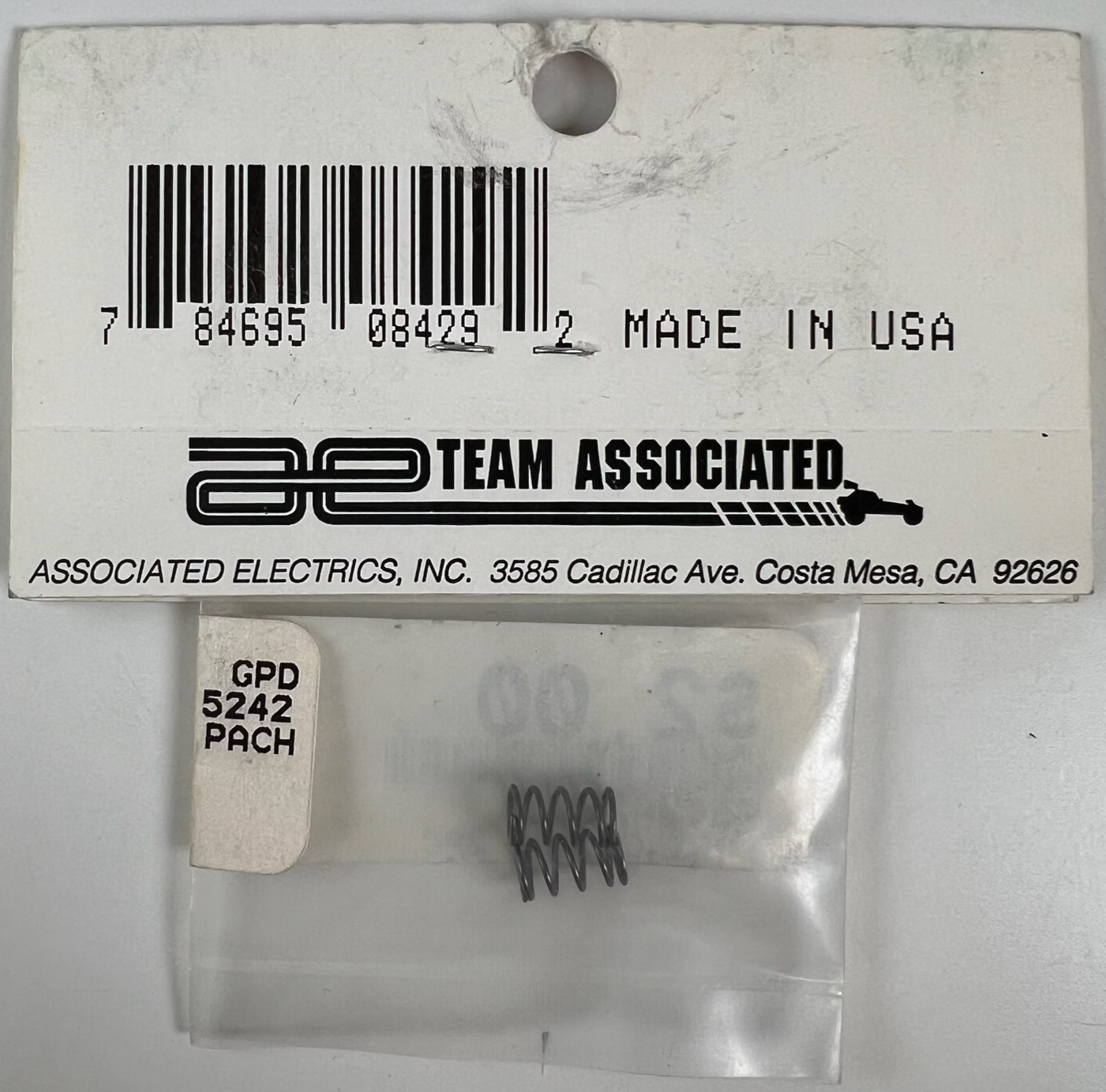 Team Associated 8429 .020 Springs (for 1/10 Dynamic Front End Kit) New