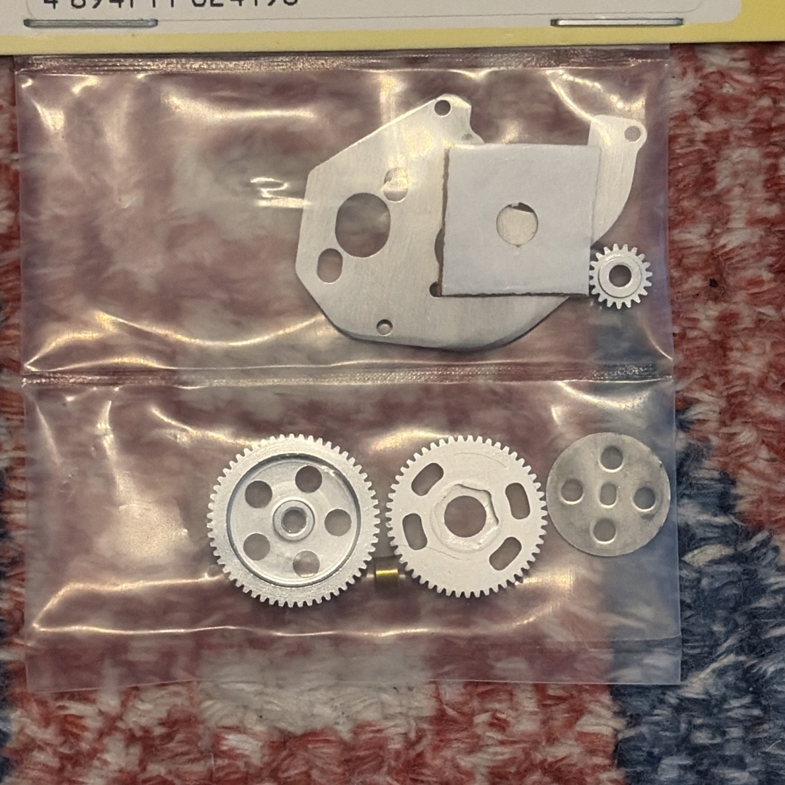 Yeah Racing Accessories SCX24 Alum Shock Set & Steel Trans Gears And Motor Plate