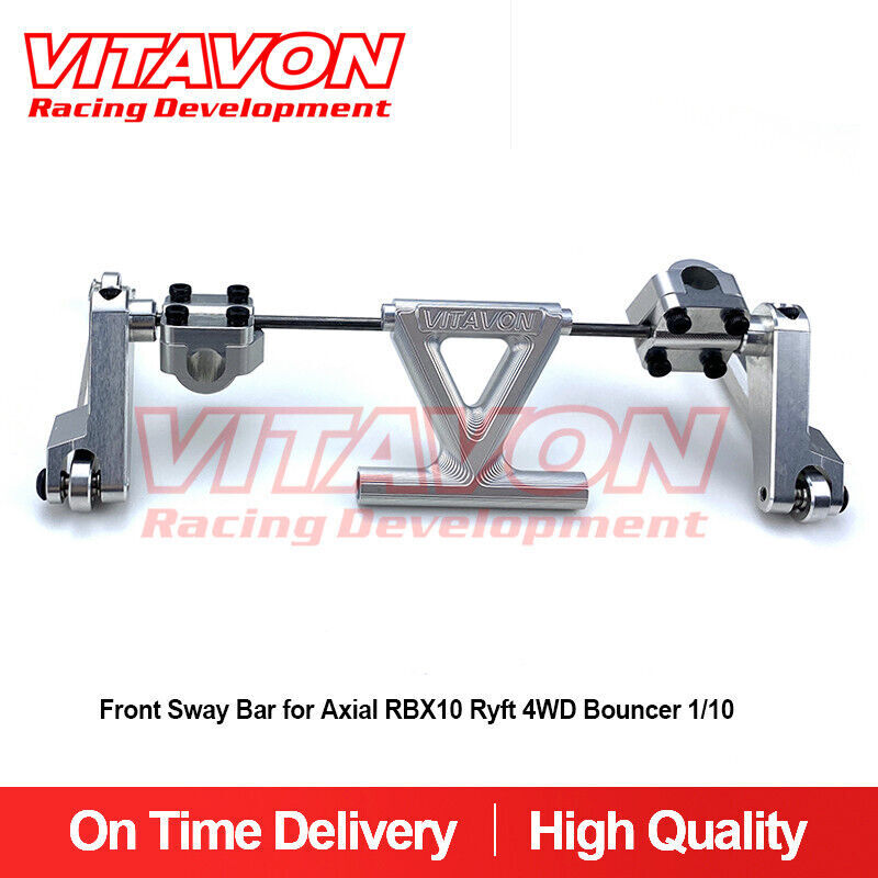 VITAVON CNC Alu7075 Front Sway Bar for Axial RBX10 RYFT 4WD Bouncer 1/10