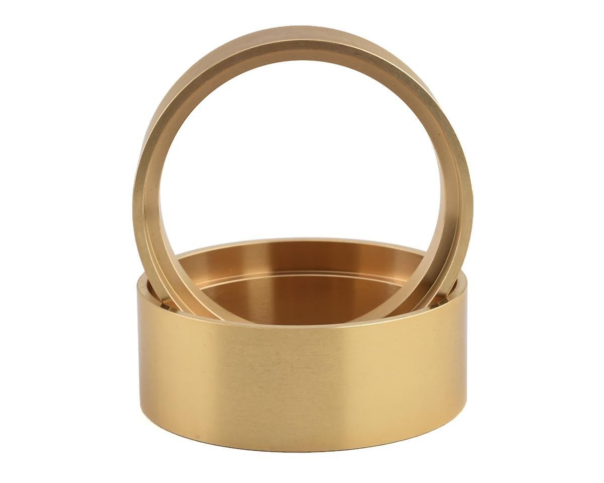 SSD RC Brass 1.9″ Internal Lock Rings 21.5mm CNC Machined Brass 2Pc (SSD00393)