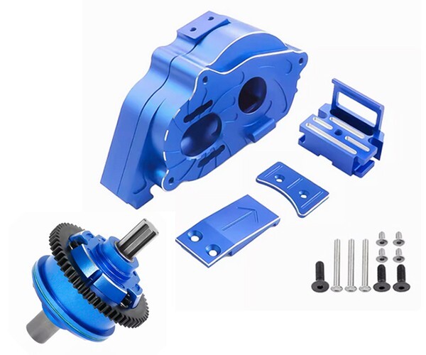 M0.8 CENTER DIFF 57T MOTOR MOUNT SET FOR RC ARRMA 1/10 KRATON OUTCAST 1/8 MOJAVE