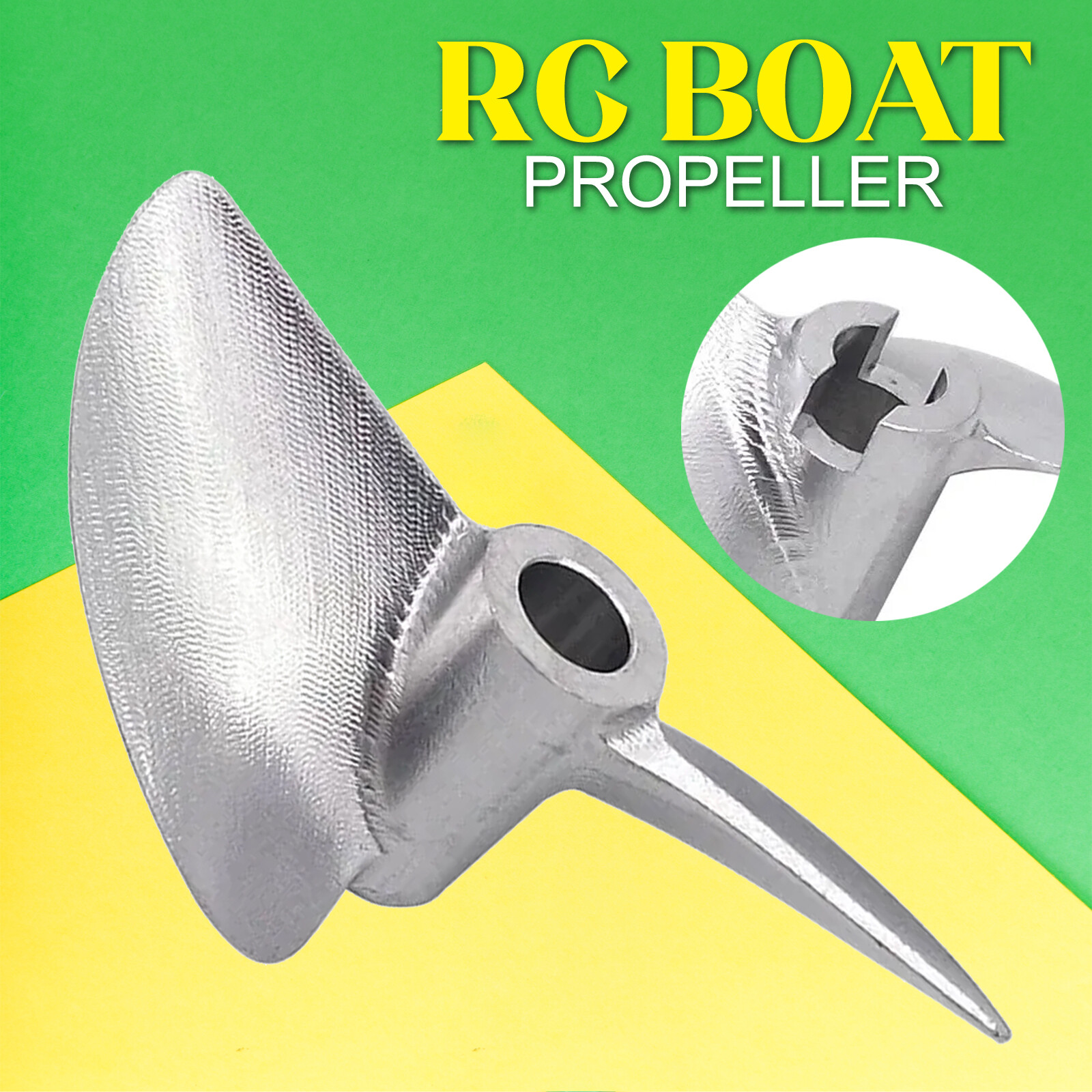 For Spartan M41 RC Boat Propeller 42mm 4.76mm 3/16″ CNC Metal P1.4 Prop