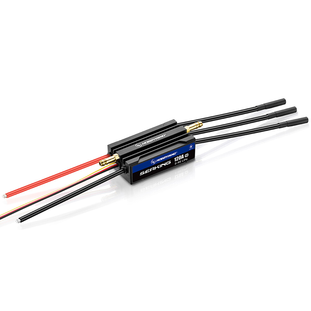 HOBBYWING Seaking V4 Brushless Sensorless ESC 30A 90A 120A 160A BEC for RC Boat