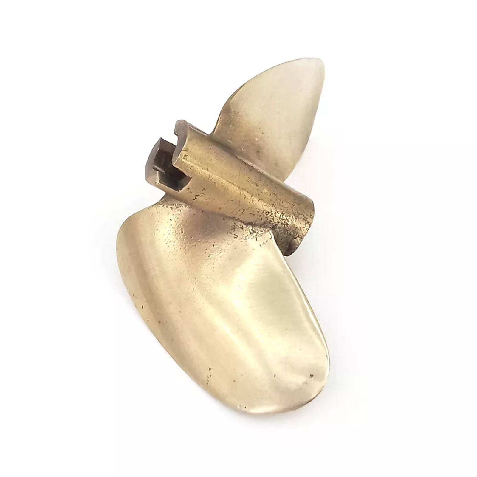 RC Boat Propeller P1.6 67mm 6.35mm 1/4″ 2-blades Copper Prop for RC Speed Boat
