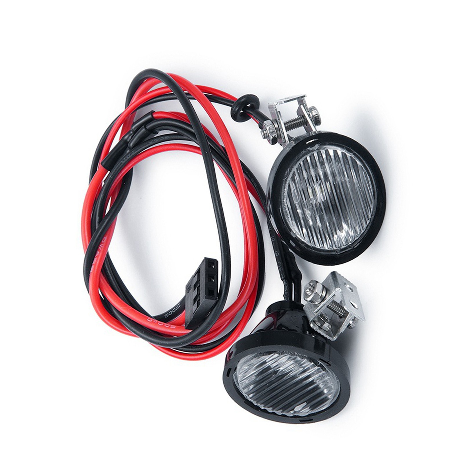 2X Round Headlights For Axial TRX4/6 Redcat RR10 MST 1/10 1/8 RC Car Parts