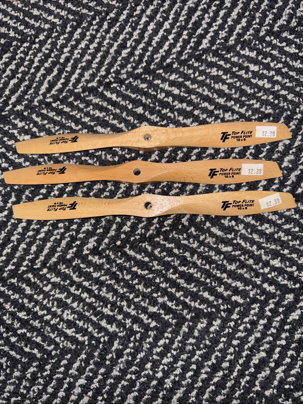 Brand New Top Flite 10×6 Wood Propeller Lot Of 3