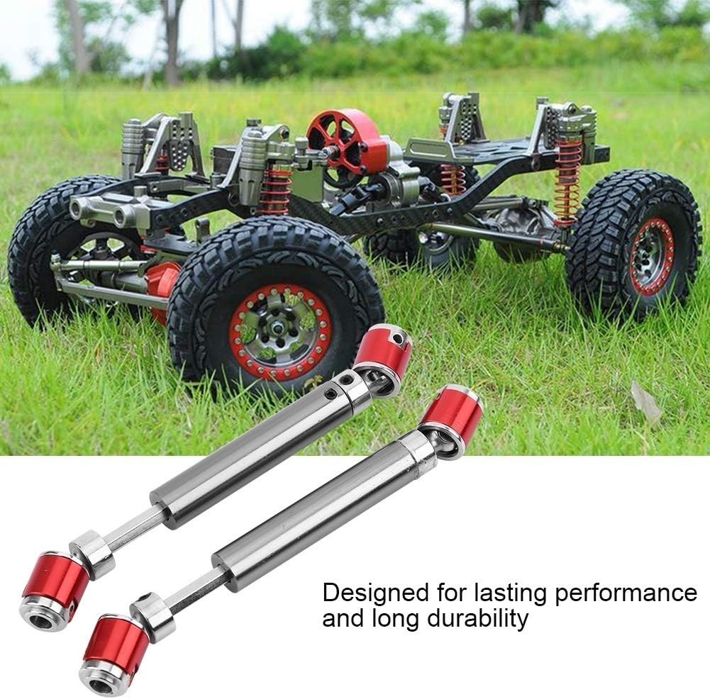 2 Pcs Metal RC Car Drive Shaft (110-155mm) for CC01 D90 D110 Upgrade