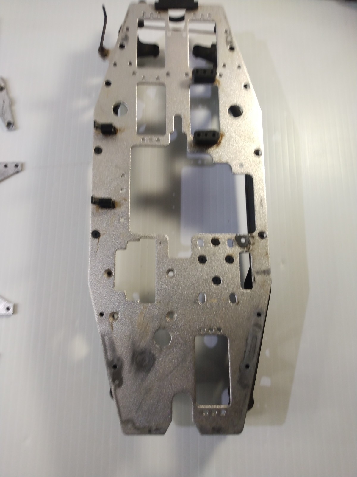 Team Losi LST2 Chassis Parts, Nitro Rc Replacement Parts Rc Stuff, Color Silver