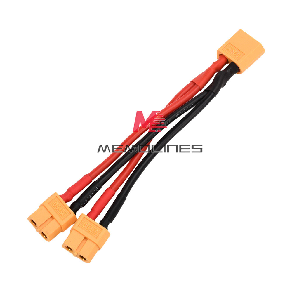 XT60 Connector Extension Lead Wire Male-Female 10cm 14AWG Silicone Wire for RC