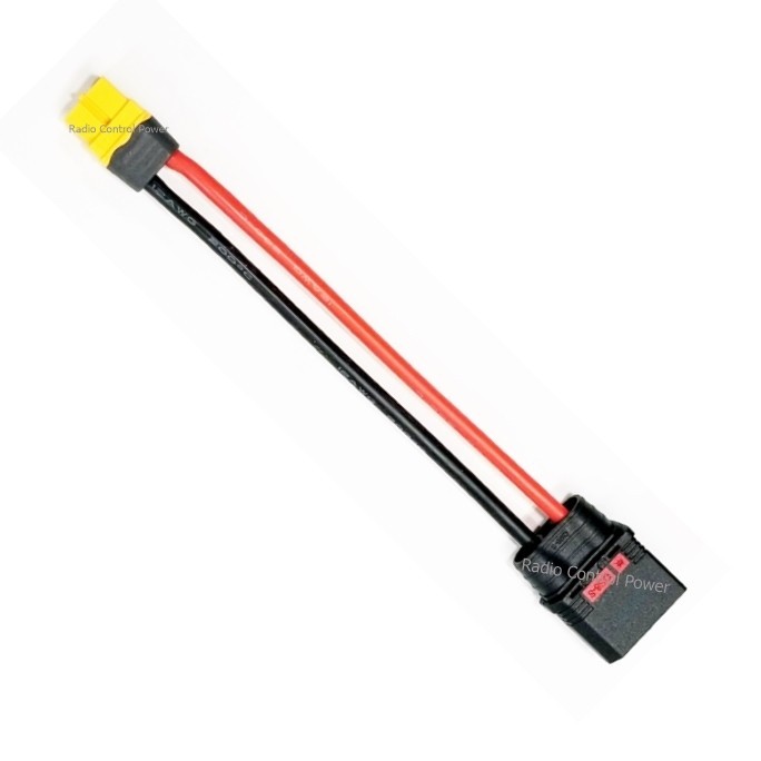 RCP-QS8 Male to XT60 Female 12 AWG Choose Wire Length