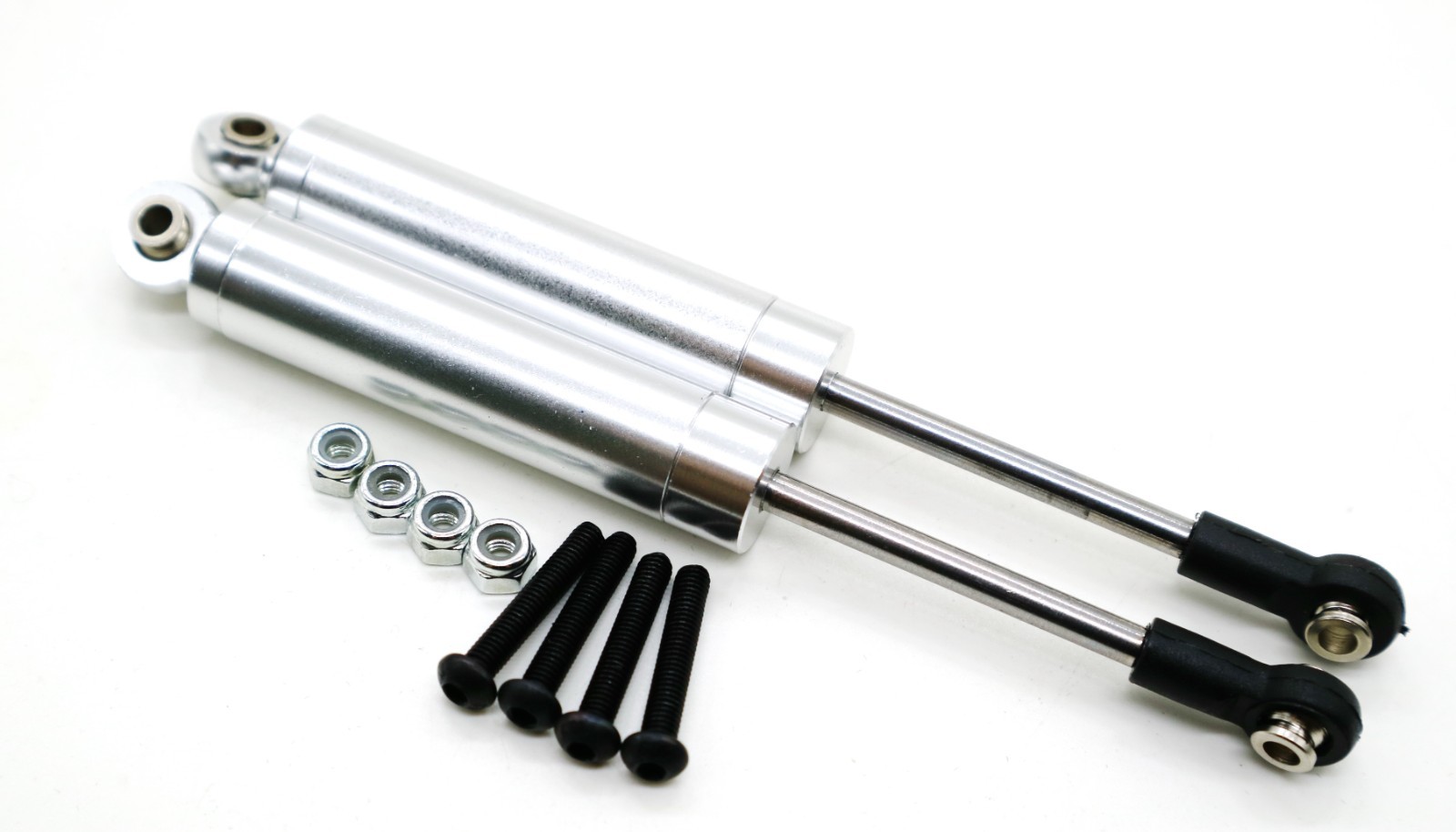 Aluminum Upgrade Parts Fit 1/10 Rc AXIAL Jeep Wraith AX90056 Crawler Car silver