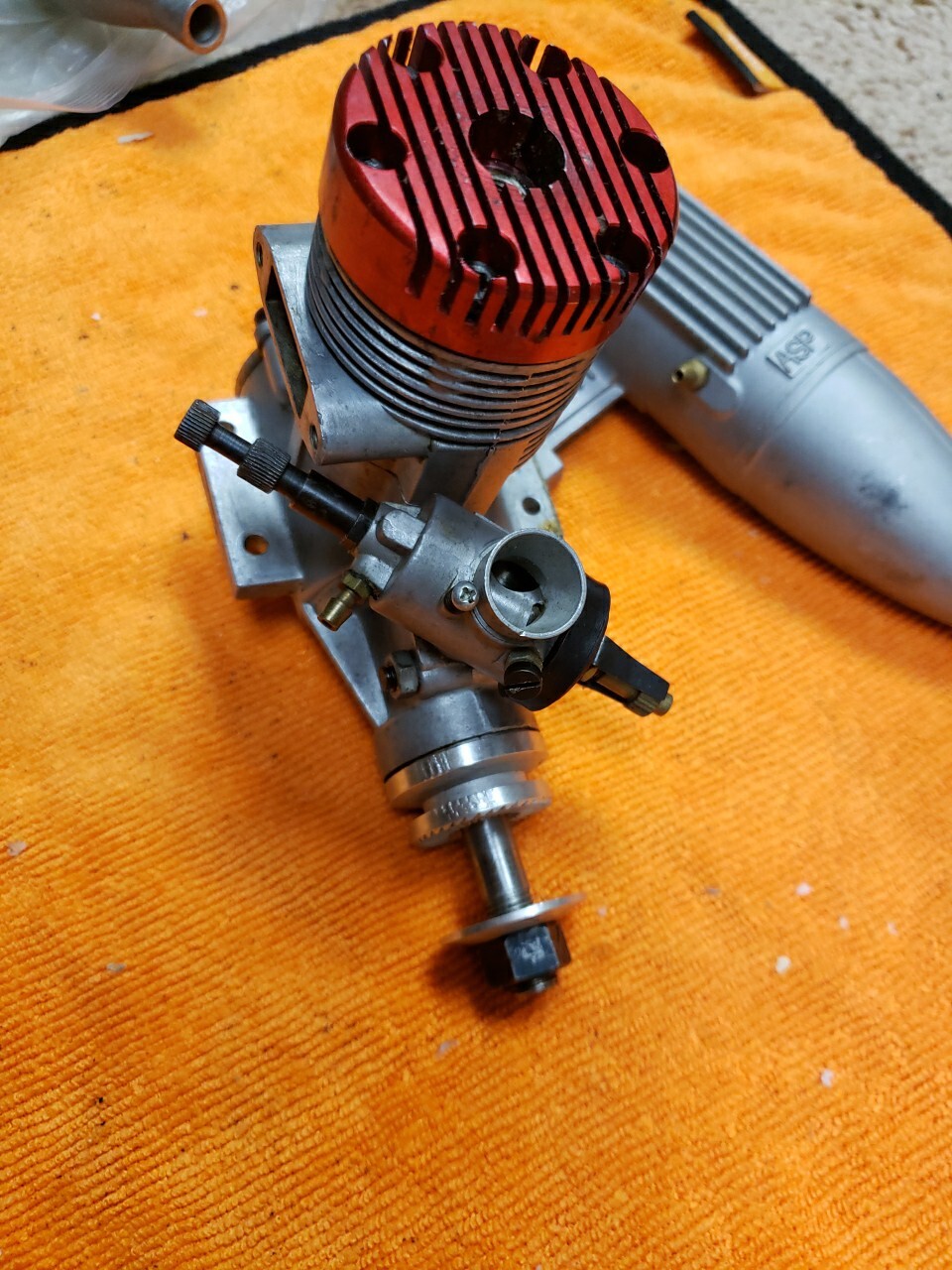 ASP Engine – ASP 108 ABC Red Head RC motor – Nice – NL24