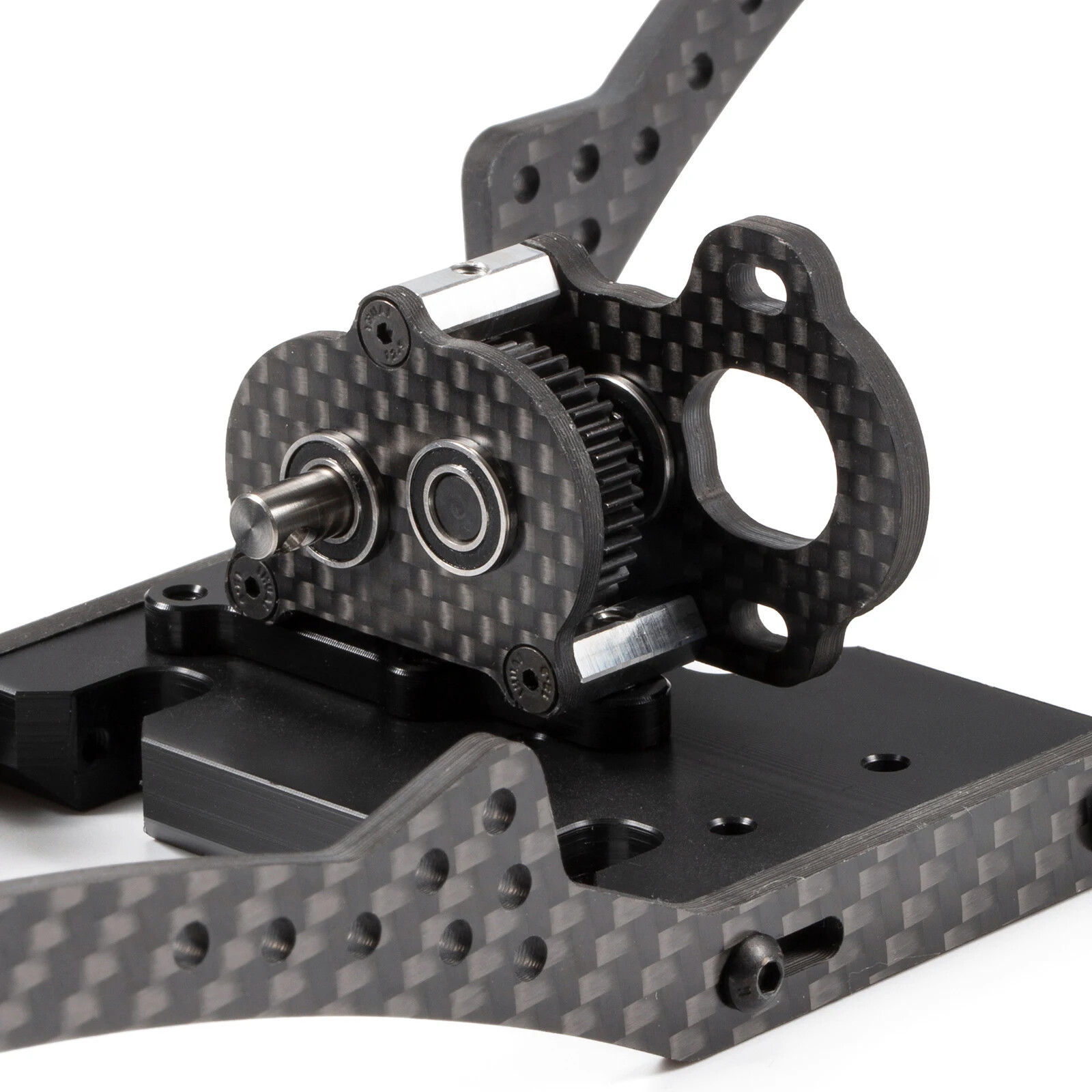Ultra Light Portal Transmission Carbon Gearbox for 1/10 LCG Chassis Comp Rigs