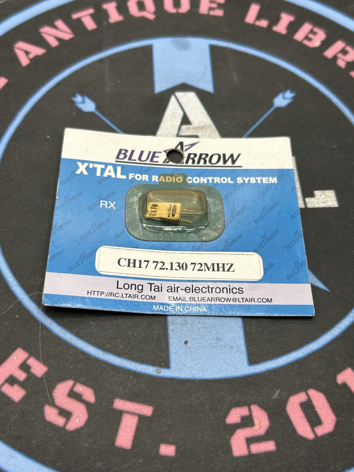 Blue Arrow X’Tal / Micro Crystal. Channel 17 72.130