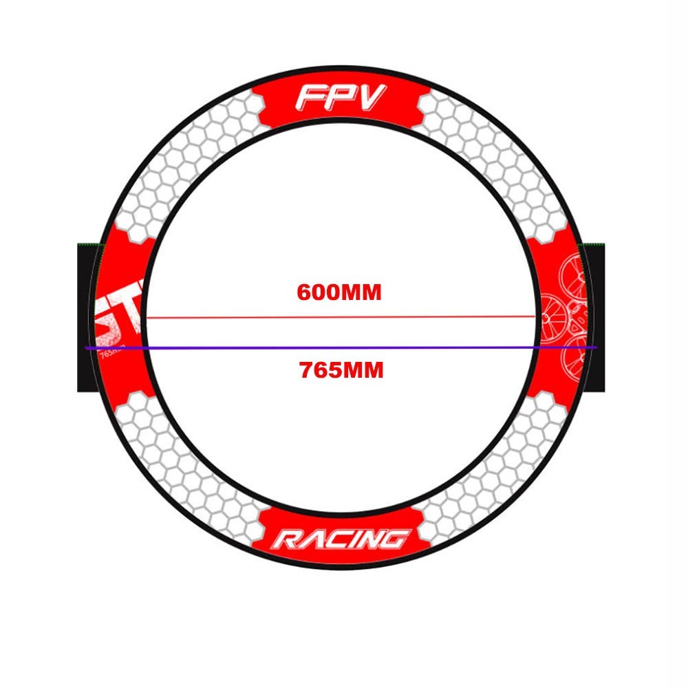 LDARC 765mm/780mm Pass Through Race Gate Training Obstacle for FPV RC Drone